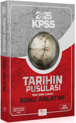 2025 KPSS Tarihin Pusulası Konu Anlatımı- 1500 Soru İlaveli