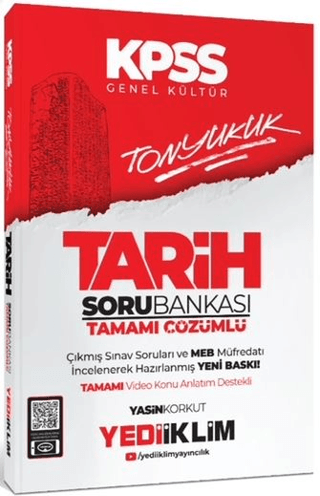 2025 KPSS Tonyukuk Tarih Tamamı Çözümlü Soru Bankası