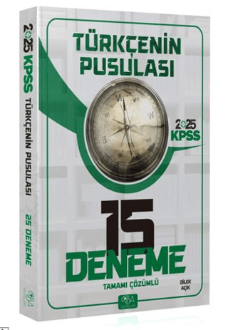 2025 KPSS Türkçenin Pusulası 15 Deneme Çözümlü