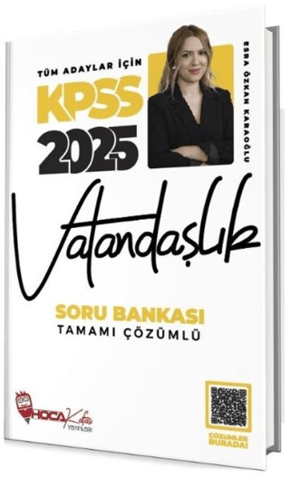 2025 KPSS Vatandaşlık Soru Bankası Çözümlü