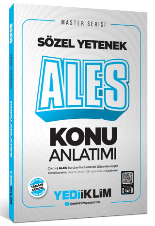 2025 Master Serisi ALES Sözel Yetenek Konu Anlatımı