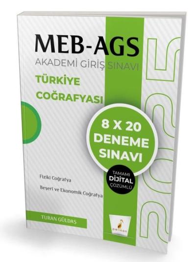 2025 MEB-AGS Akademi Giriş Sınavı - 8X20 Deneme Sınavı - Tamamı Dijital Çözümlü