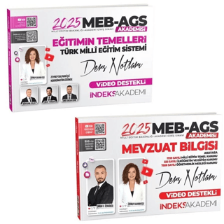 2025 MEB AGS Akademisi Eğitimin Temelleri + Mevzuat Bilgisi Video Ders Notları 2 li Set
