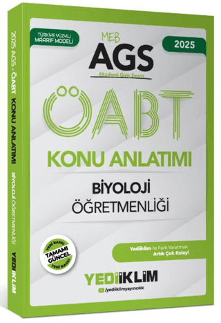 2025 MEB AGS ÖABT Biyoloji Öğretmenliği Konu Anlatımı