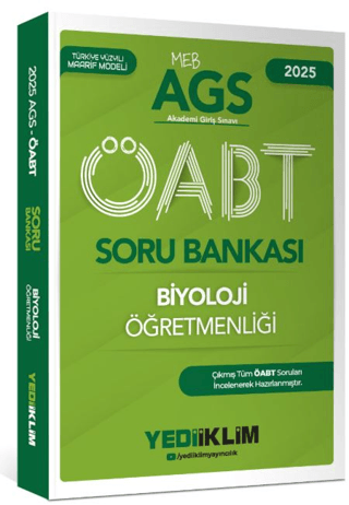 2025 MEB AGS ÖABT Biyoloji Öğretmenliği Soru Bankası