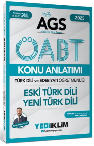 2025 MEB AGS ÖABT Türk Dili ve Edebiyatı Öğretmenliği Eski Türk Dili - Yeni Türk Dili Konu Anlatımı