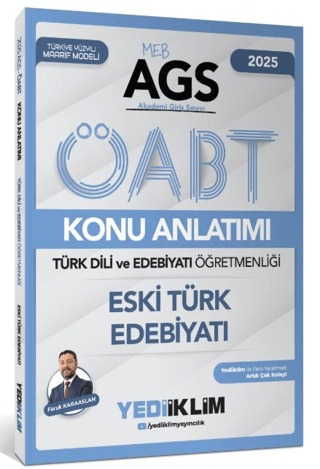 2025 MEB AGS ÖABT Türk Dili ve Edebiyatı Öğretmenliği Eski Türk Edebiyatı Konu Anlatımı
