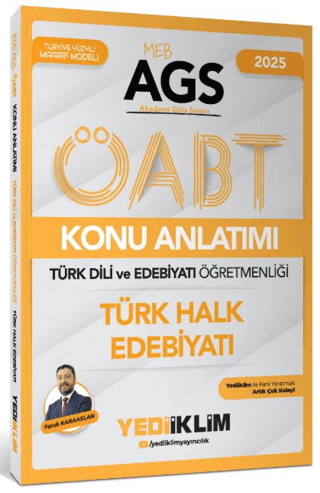 2025 MEB AGS ÖABT Türk Dili ve Edebiyatı Öğretmenliği Türk Halk Edebiyatı Konu Anlatımı