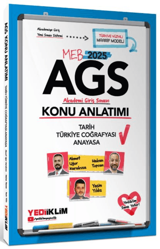 2025 MEB AGS Tarih - Türkiye Coğrafyası - Anayasa Konu Anlatımı