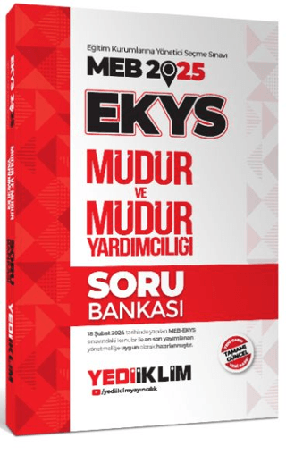 2025 MEB EKYS Müdür ve Müdür Yardımcılığı Soru Bankası