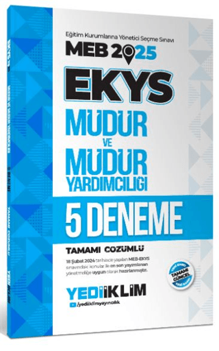 2025 MEB EKYS Müdür ve Müdür Yardımcılığı Tamamı Çözümlü 5 Deneme