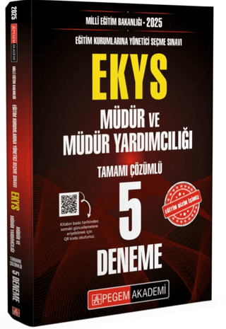 2025 Milli Eğitim Bakanlığı (EKYS) Müdür ve Müdür Yardımcılığı Tamamı Çözümlü 5 Deneme