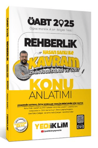 2025 ÖABT Rehberlik Hasan Sanlı ile Kavram Zihin Haritaları ve Özet Konu Anlatımı