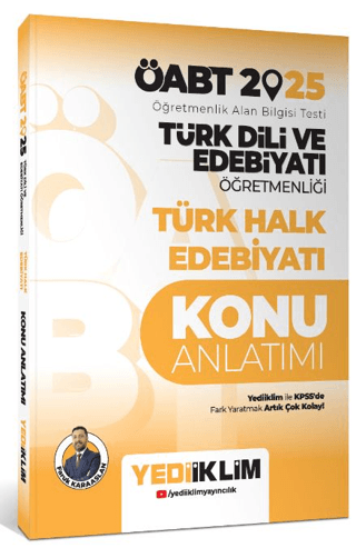 2025 ÖABT Türk Dili ve Edebiyatı Öğretmenliği Türk Halk Edebiyatı Konu Anlatımı