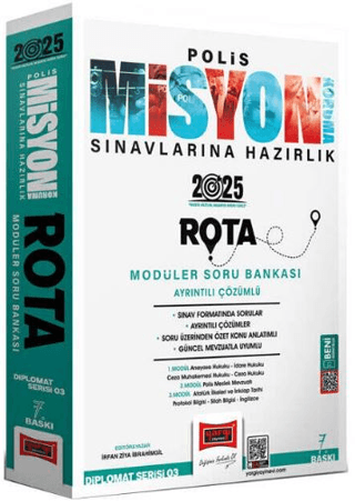 2025 Polis Misyon Sınavlarına Hazırlık Diplomat Serisi Rota Modüler Soru Bankası