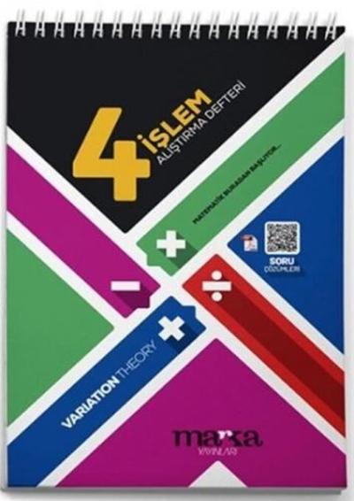 Tüm ÖSYM ve MEB Sınavları için 4 işlem Matematik Alıştırma Defteri Kol