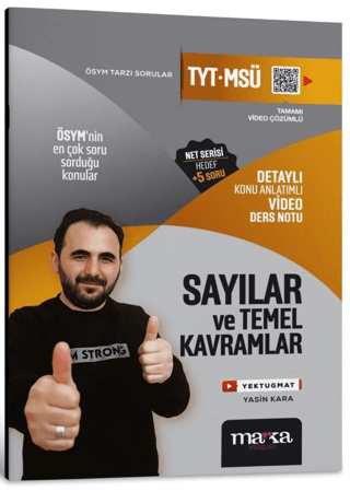 2025 TYT – MSÜ Sayılar ve Temel Kavramlar Detaylı Konu Anlatımlı Ders Notu