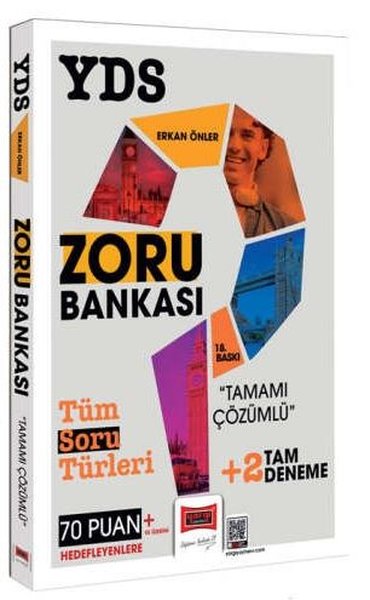 2025 YDS Tamamı Çözümlü Zoru Bankası +2 Deneme İlaveli Erkan Önler