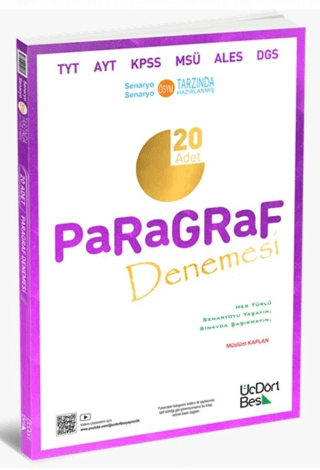 2025 YKS TYT AYT KPSS Paragraf 20 Deneme
