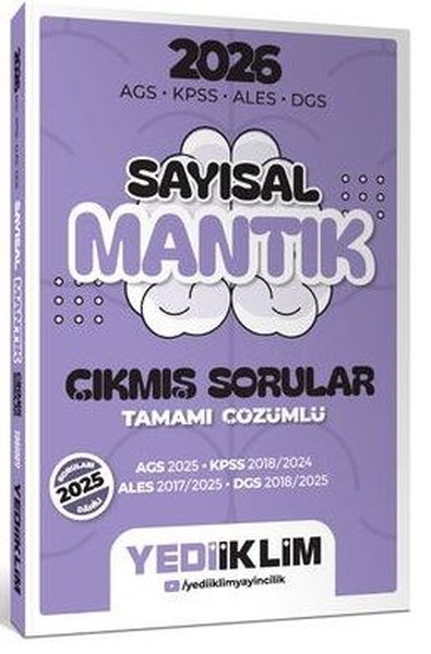 2026 AGS KPSS ALES DGS Sayısal Mantık Tamamı Çözümlü Çıkmış Sorular Ko