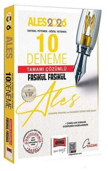 2026 ALES VIP Sayısal - Sözel Yetenek Tamamı Çözümlü Fasikül Fasikül 1