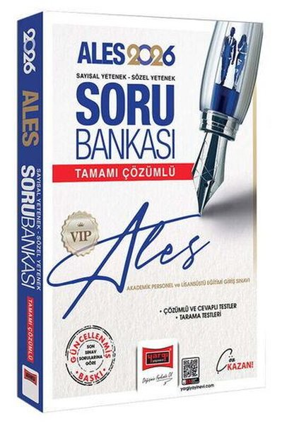 2026 ALES VIP Sayısal - Sözel Yetenek Tamamı Çözümlü Soru Bankası Kole
