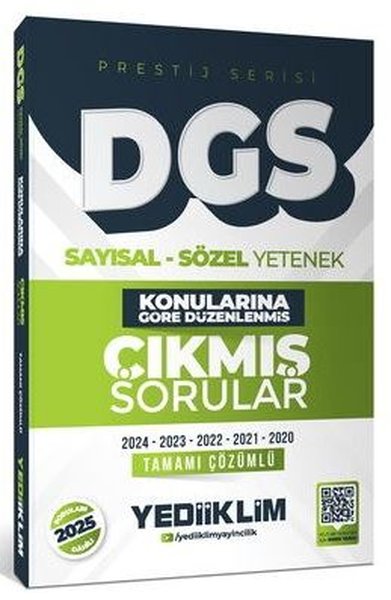2026 DGS Prestij Serisi Sayısal Sözel Yetenek Konularına Göre Düzenlen