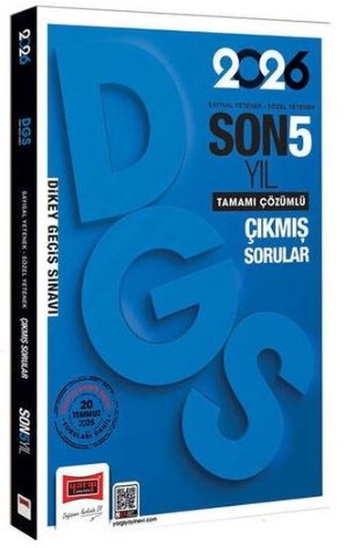 2026 DGS Sayısal - Sözel Yetenek Son 5 Yıl Çıkmış Sorular Kolektif