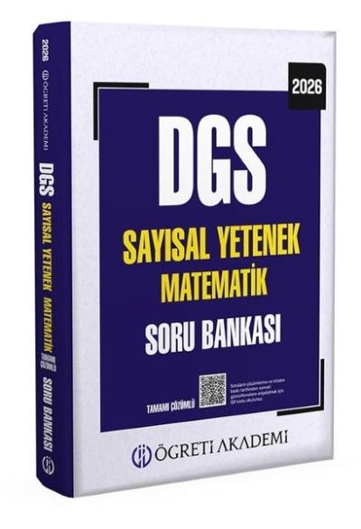 2026 DGS Sayısal Yetenek Matematik Tamamı Çözümlü Soru Bankası Kolekti