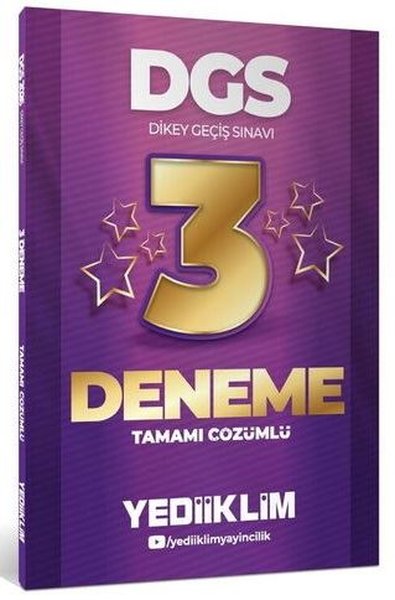 2026 DGS Tamamı Çözümlü 3 Yıldız Deneme Kolektif