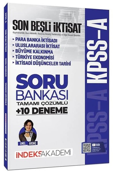 2026 KPSS A Grubu İktisat Son Beşli Soru Bankası ve 10 Deneme Çözümlü 