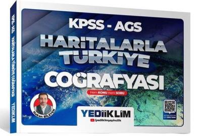 2026 KPSS AGS Haritalarla Türkiye Coğrafyası Hem Konu Hem Soru - Hakan