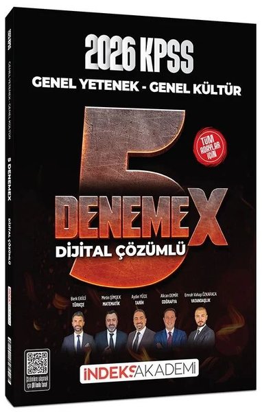 2026 KPSS Genel Yetenek Genel Kültür 5 DenemeX Çözümlü Kolektif