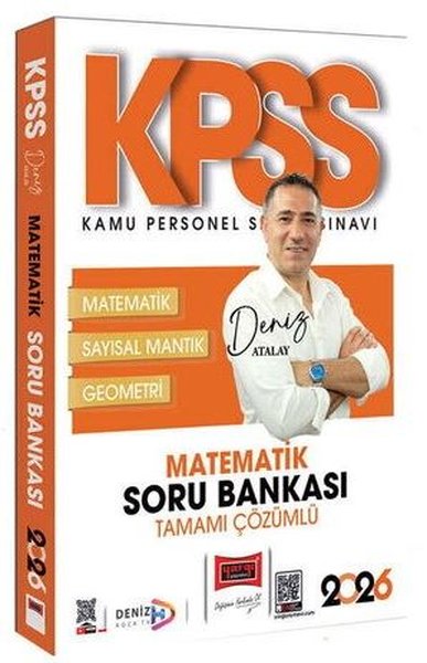 2026 KPSS Genel Yetenek Tamamı Çözümlü Matematik Soru Bankası Deniz At