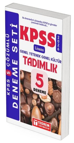 2026 KPSS Lisans Genel Yetenek Genel Kültür Tamamı Çözümlü Tadımlık 5 Deneme