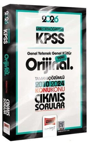 2026 KPSS Lise - Ortaöğretim GK - GY Orijinal 2010 - 2024 Konu Konu Çıkmış Sorular