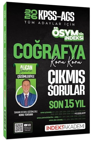 2026 KPSS MEB - AGS Coğrafya ÖSYM nin İndeksi Çıkmış Sorular Son 15 Yı