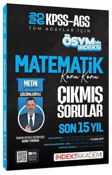 2026 KPSS MEB - AGS Matematik ÖSYM nin İndeksi Çıkmış Sorular Son 15 Y