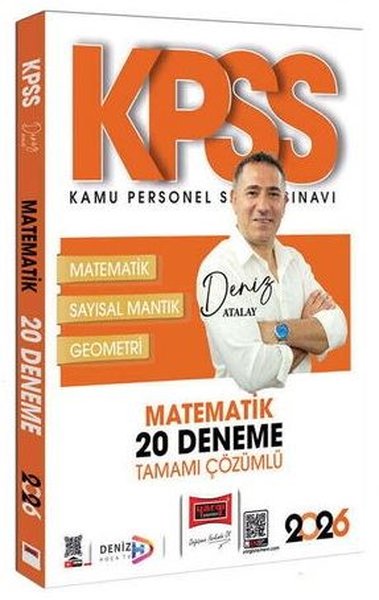 2026 KPSS Tamamı Çözümlü Matematik 20 Deneme