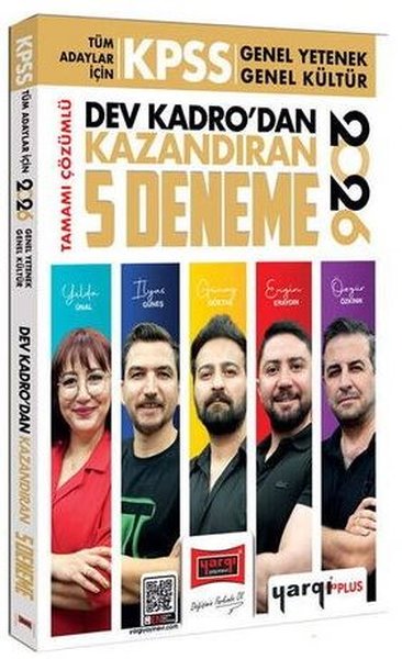 2026 KPSS Tüm Adaylar İçin Tamamı Çözümlü Dev Kadrodan Kazandıran 5 De