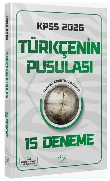 2026 KPSS Türkçenin Pusulası 15 Deneme Çözümlü