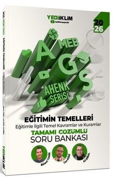 2026 MEB AGS Ahenk Serisi Eğitimin Temelleri Eğitimle İlgili Temel Kav