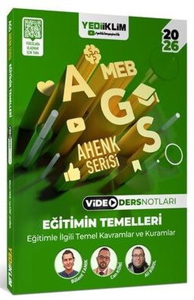 2026 MEB AGS Ahenk Serisi Eğitimin Temelleri Eğitimle İlgili Temel Kav