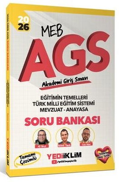 2026 MEB AGS Eğitimin Temelleri - Türk Milli Eğitim Sistemi - Mevzuat 