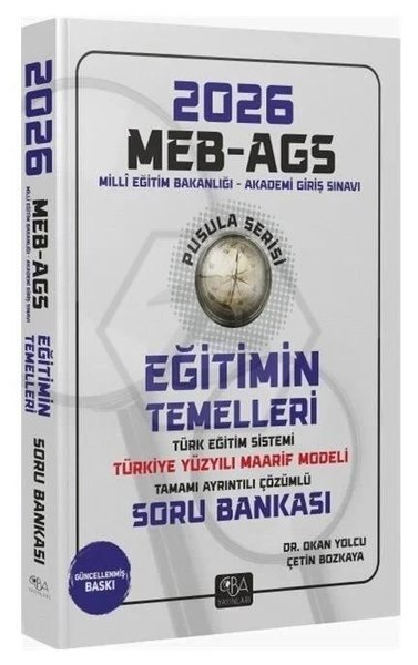 2026 MEB - AGS Eğitimin Temelleri ve Türk Eğitim Sistemi ve Maarif Modeli Soru Bankası Çözümlü