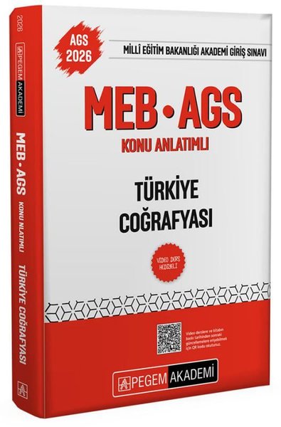 2026 MEB - AGS Konu Anlatımlı Türkiye Coğrafyası Kolektif