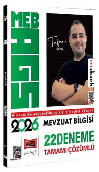 2026 MEB - AGS Mevzuat Bilgisi Tamamı Çözümlü 22 Deneme Tufan Genç