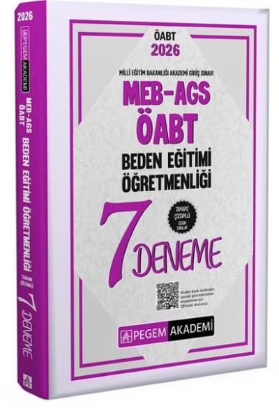 2026 MEB AGS ÖABT Beden Eğitimi Öğretmenliği Tamamı Çözümlü 7 Deneme K
