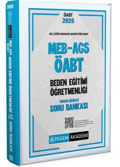2026 MEB AGS ÖABT Beden Eğitimi Öğretmenliği Tamamı Çözümlü Soru Bankası