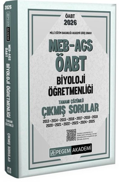 2026 MEB AGS ÖABT Biyoloji Öğretmenliği Tamamı Çözümlü Çıkmış Sorular 